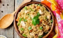 Recette : Aiguillettes de Poulet et Quinoa