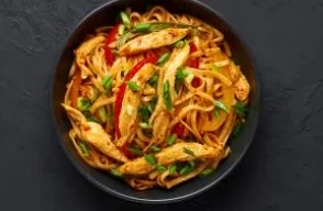 Recette : Wok de Nouilles au Poulet