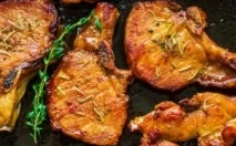 Côtelettes de porc marinée